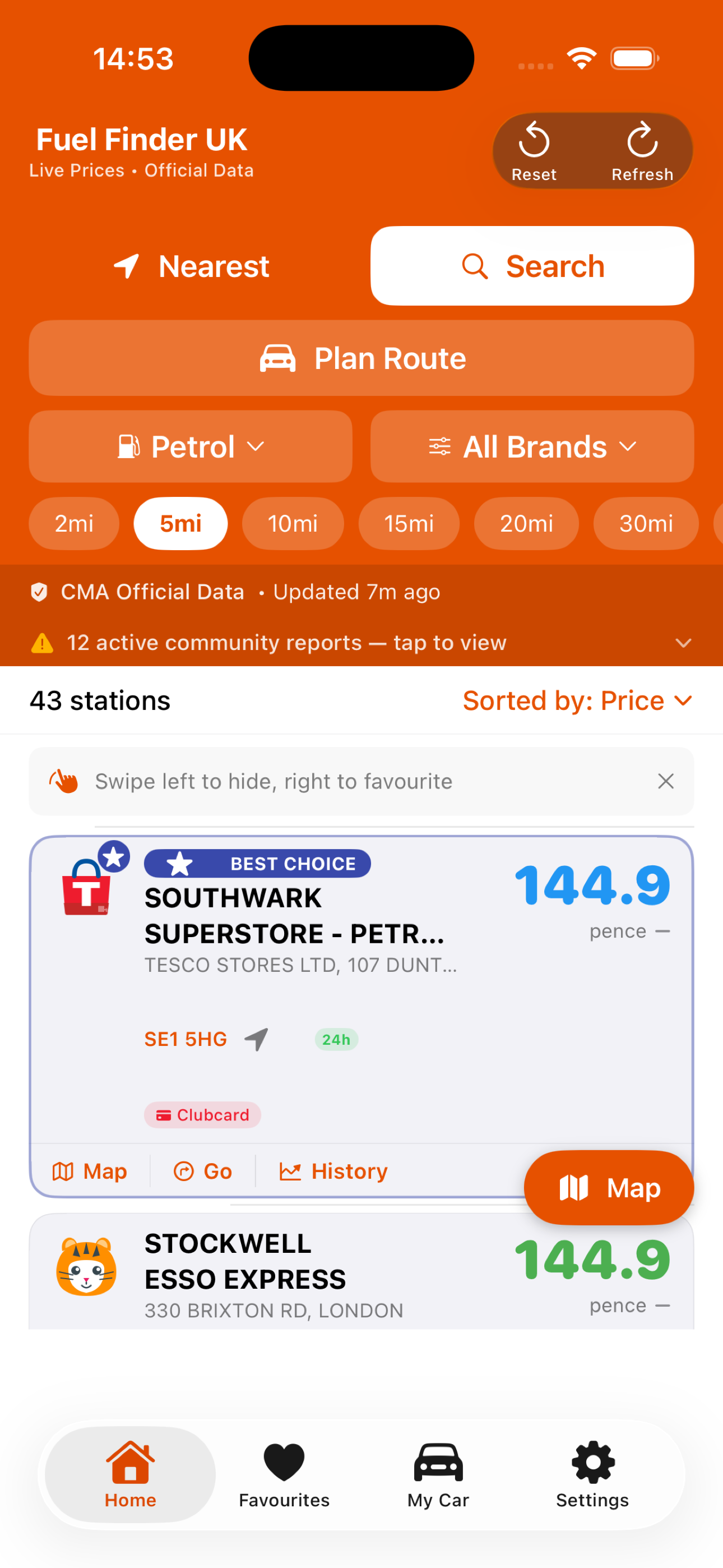 iOS - Best choice list view