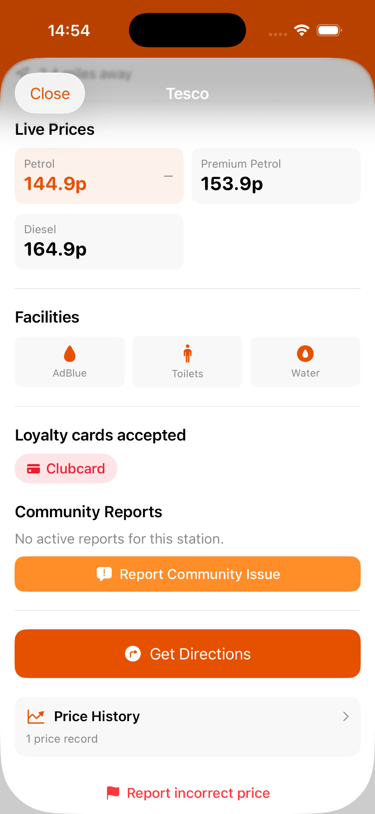 iOS - Station facilities and features